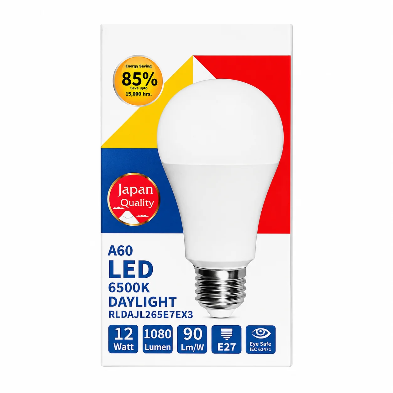 Toshiba A60 LED Bulb 12W – Bright Daylight Performance with Energy Savings